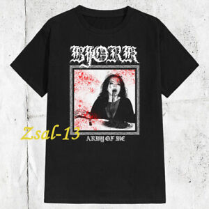 Vintage Bjork Metal Black Short Sleeve T-shirt BJ712451
