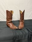 Used Light Brown Leather Size 11 DJustin’s Cowboy Boots Style 2594  No 51930