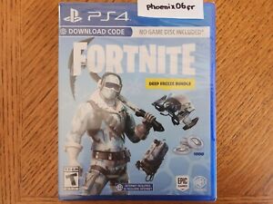 New! Fortnite Deep Freeze Bundle NO GAME DISC (Sony PlayStation 4 PS4) Sealed!