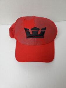 Supra Skateboards Baseball Hat Cap Red Snapback Mesh Back Red SAMPLE