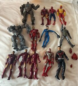 Marvel Legends Action Figure Lot Of 13 Iron Man Spider Man Firestorm