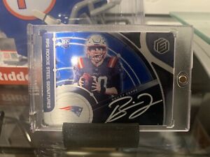 Bailey Zappe on-card Auto 2022 Panini Elements Rookie Steel Signatures Blue /27