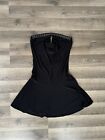 Y2K 90s Vintage - Taboo Strapless Mini Dress Black Size Medium - MADE IN USA