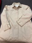 LONDON FOG Women's 10 Regular Beige Trench Coat Lined With Pockets
