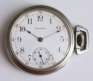 Waltham Hunting 1908 Pocket Watch - Grade 620, 15j, 16s - RUNS