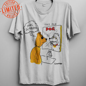 Mac Demarco Dog White Vintage T-Shirt S-4XL