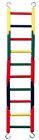 Prevue Carpenter Creations Jointed Wood Bird Ladder 20 Inch Long Multicolor