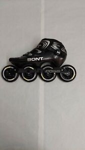 Bont Vaypor U S Size 12 1/2 Black and silver, Boots, chassis, wheels and bearing
