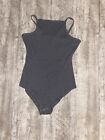 Rue 21 Womens Size 1X Grey Body Suit Ribbed
