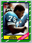 1986 Topps #248 Lomas Brown RC Lions