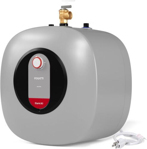 New ListingFOGATTI Electric Mini-Tank Water Heater Point of Use Instant Hot 8 Gal RV Sink