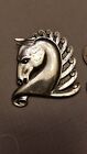 Large Vintage Stylized Sterling Silver Horse Head Brooch Deco? Coro?