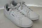 PUMA White Leather Court Tennis Sneakers Shoes Sz 8.5