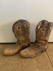Ariat Western Boots Men 10.5EE Brown Leather Mid Calf Square Toe