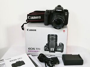 Canon EOS 77D  Camera with EF-S IS STM 18-55mm Lens