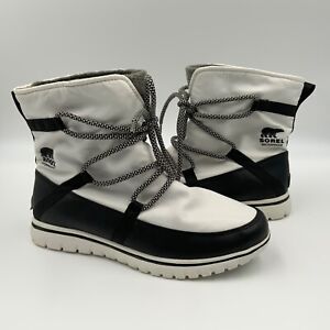 Sorel Women’s Cozy Explorer Waterproof Winter Boots. Sea Salt. Size 10. Good Pre