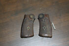 Super Early Smith & Wesson S&W J Frame Wood Combat Target Diamond Grips Factory
