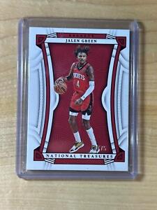 New Listing2022-23 Panini National Treasures #48 Jalen Green Red #/75