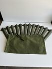 Lot of 12 Used Military Surplus Aluminum Tent Stakes with Free Nylon Stake Bag