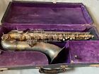 1927 C.G. Conn New Wonder Tenor Saxophone - Silver