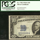1934A $10 Silver Certificate PCGS 30PPQ blue seal Fr 1702