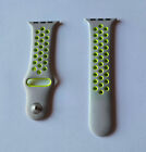 Original Apple Watch Flat SILVER VOLT Nike Sport Band 38mm SMALL S/M in Bulk Pkg