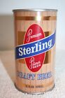 New ListingSterling DRAFT BEER 12 oz. 1970's SS pull tab - Evansville, Indiana