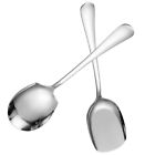 Extra Large Serving Spoons for Buffet - Set of 2 - Stainless Steel