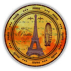 Paris Eiffel Tower Travel Car Bumper Sticker Decal 5