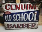 Vintage Looking Sign, OLD SCHOOL BARBER, salon supply, BARBER shop signs, decor