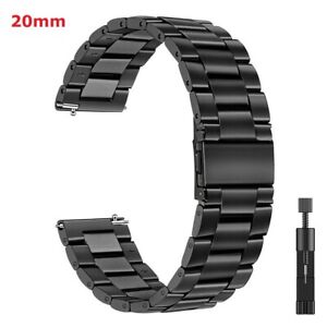 20mm Metal Watch Band Stainless Steel Strap For Samsung Galaxy Watch 5 4 Active2