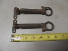 New ListingTWO VINTAGE HOOD OR TRUNK FINGER SPRING LOADED HOLD DOWNS HARDWARE used