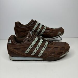 Adidas Leather Sneakers Womens Size 6.5 Brown Casual Athletic Shoes