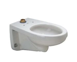 ZURN Toilet Bowl, 1.1 to 1.6 gpf, Siphon Jet, Wall Hung Mount Z5615-BWL