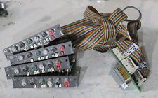 4x Calrec DL3678-2 compressor limiters with cables and edac back connector board