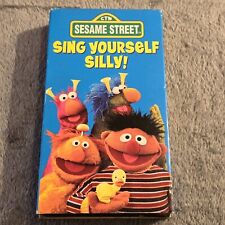 Sesame Street Sing Yourself Silly! VHS Tape (Tested) 1990
