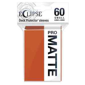 60 Ultra Pro Eclipse PRO MATTE PUMPKIN ORANGE Small Deck Protector Card Sleeves