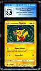 CGC 8.5 NM-MINT+ Special Delivery Pikachu SWSH074 HOLO PROMO Pokemon Card