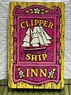 New ListingVintage Playing Cards Clipper Ship Inn 1970s Pink Yellow Western Publishing