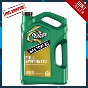 🔥DAILY SALE🔥 Quaker State Full Synthetic 10W-30 Motor Oil, 5-Quart