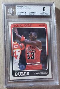 1988-89 Fleer Michael Jordan BGS 8 Chicago Bulls #17