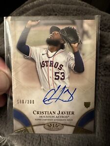 2021 Topps Tier One Break Out Autograph Christian Javier Astros 160/300