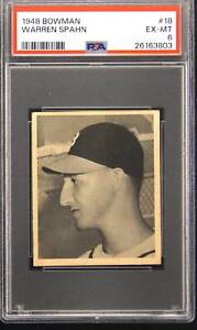 1948 Bowman #18 Warren Spahn PSA 6