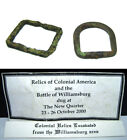 Williamsburg VA Civil War Relic Dug in New Quarter 2 Brass Frame/D Strap Buckle