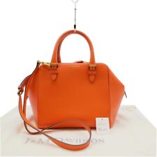 Authentic J&M Davidson Olivia Hand Bag Orange Leather #36633307
