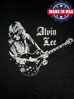 Vintage Alvin Lee Guitar Singer Shirt Short Sleeve Black Unisex S-234XL NB293