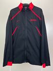 AUTHENTIC Nike Georgia Jacket Full Zip Up with Red Lines Black Size XXL