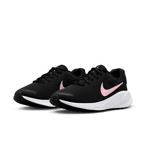Nike REVOLUTION 7 Women's Black Soft Pink FB2208-004 Athletic Sneakers Shoes