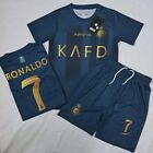New Al Nassr FC Home Uniform Ronaldo #7 For Boy Medium Youth size (7-8 yrs)