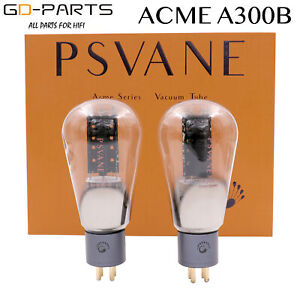 PSVANE ACME 300B Vacuum Tube A300B Factory Test Matched Pair New Hifi Audio DIY